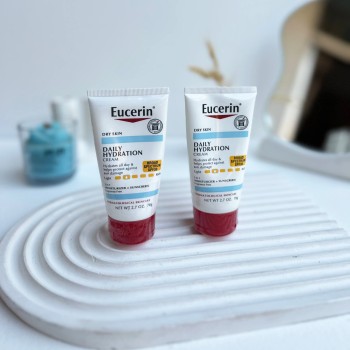 کرم ضد افتاب آبرسان روزانه eucerin مناسب برای پوست خشک