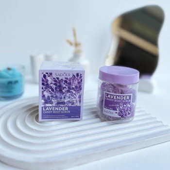 اسکراب لایه بردار پوست سادور مدل اسطوخودوس ( لوندر ) آدامسی وزن 140 گرم