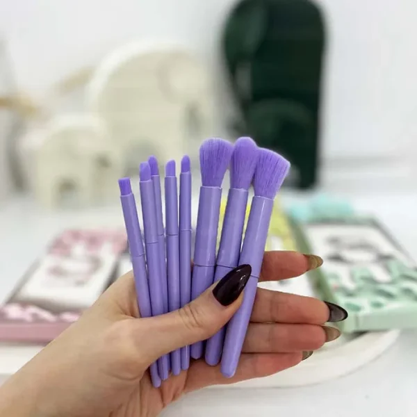 ست براش آرایشی ۸ تکه فانتزی
