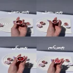 لیپ گلاس خمیری پاپیونی