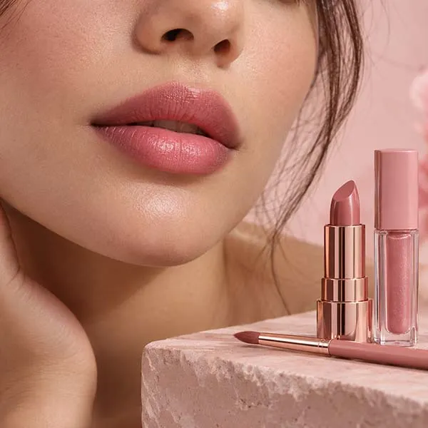 آموزش آرایش لب آمبره